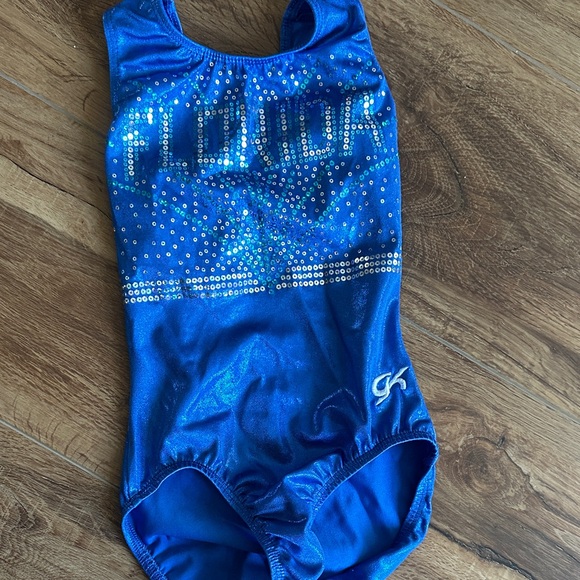 GK Other - GK Shimmering Blue TEAM FLORIDA Leotard